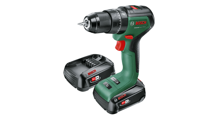 Bosch UniversalImpact 18V-60 Akku-Zweigang-Schlagbohrschr., 2x 2.0 Ah Akku/Charger/Koffer (06039D7106)