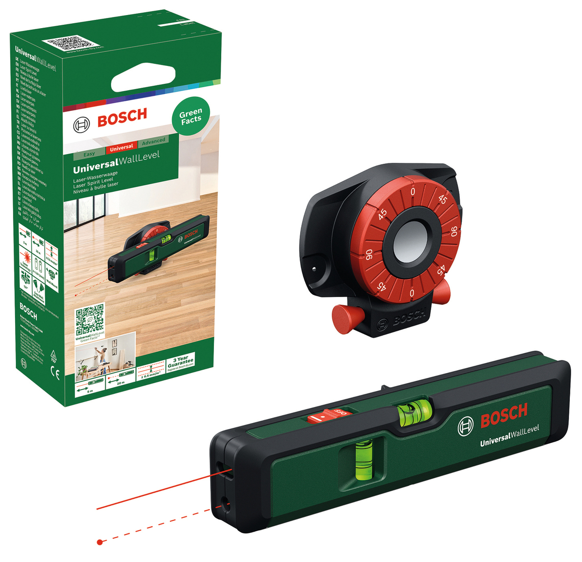 BOSCH Laser-Wasserwaage UniversalWallLevel, 0603663J00