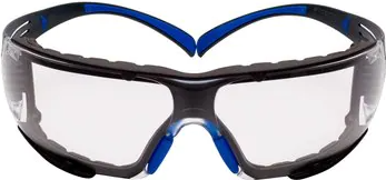 3M SecureFit 400 - Sicherheitsbrille - Beide Geschlechter - Blau - Grau - Transparent - Polycarbonat - 20 Stück(e) (SF401SGAF-BLU-F)