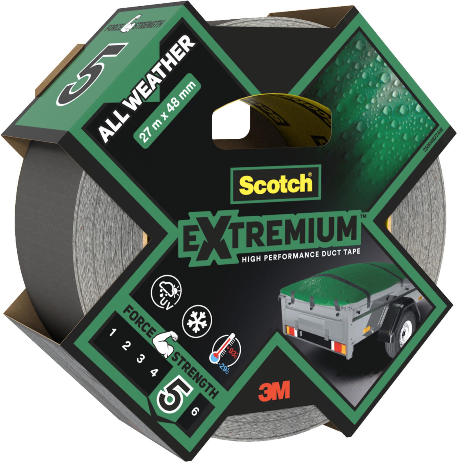 Scotch Gewebeband Extremium™ All Weather 48,0 x 27,4 (mm x m) grau