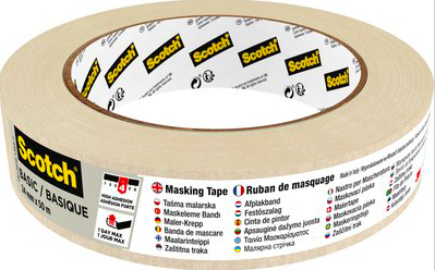 Scotch Kreppband BASIC 24,0 x 50,0 (mm x m) beige