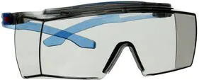 3M SecureFit 3700 - Sicherheitsbrille - Montagearbeit - Bau-/Renovierungsarbeiten - Die Arbeit mit Chemikalien - Beide Geschlechter - Blau - Grau - Polycarbonat (SF3707XSGAF-BLU)