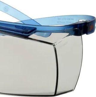 3M SecureFit 3700 - Sicherheitsbrille - Montagearbeit - Bau-/Renovierungsarbeiten - Die Arbeit mit Chemikalien - Beide Geschlechter - Blau - Grau - Polycarbonat (SF3707SGAF-BLU)