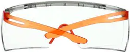 3M SecureFit 3700 - Sicherheitsbrille - Montagearbeit - Bau-/Renovierungsarbeiten - Die Arbeit mit Chemikalien - Beide Geschlechter - Orange - Transparent - Polycarbonat (SF3701SGAF-ORG)