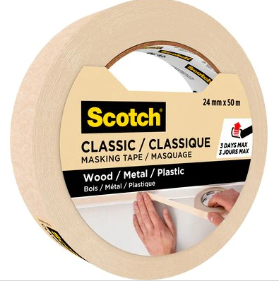 Scotch Kreppband CLASSIC 24,0 x 50,0 (mm x m) beige
