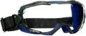3M GoggleGear 6000 - Sicherheitsbrille - Bau-/Renovierungsarbeiten - Staub-Arbeit - Die Arbeit mit Chemikalien - Beide Geschlechter - Schwarz - Blau - Transparent - Neopren (GG6001NSGAF-BLU)