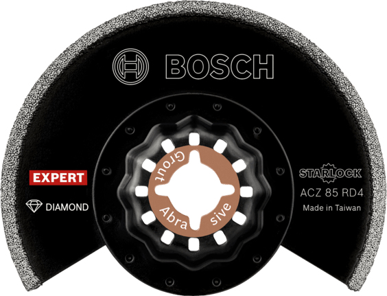 EXPERT Grout Segment Blade ACZ 85 RD4 Blatt für Multifunktionswerkzeuge, 85 mm. Für oszillierende Multifunktionswerkzeuge