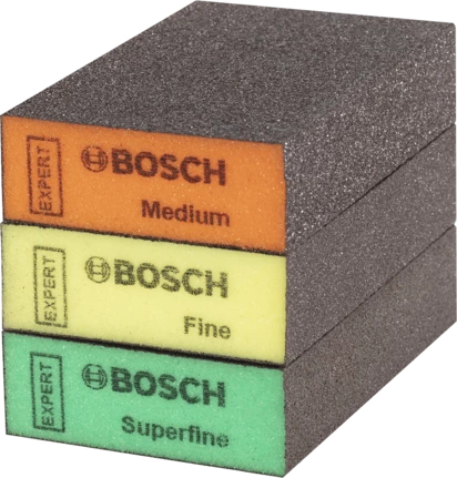 EXPERT S471 Standard Block, 69 x 97 x 26 mm, M, F, SF, 3-tlg.. Für Handschleifen