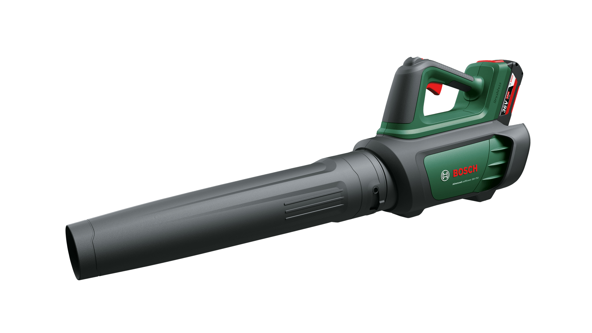 Bosch Advanced LeafBlower 36V-750 - Laubbläser - schnurlos - 36 V Ladegerät enthalten - 750 mü/Std. - 100-200 km/h - 3,5 kg (06008C6000)