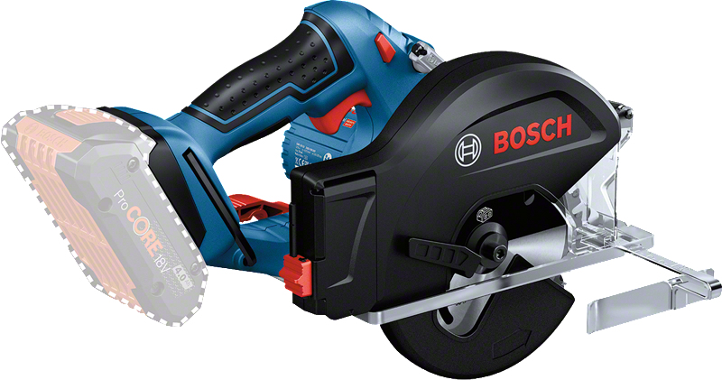 Bosch Professional GKM 18V-50 Akku-Handkreissäge Schnitttiefe max. (90°) 50 mm 18 V (06016B8000)