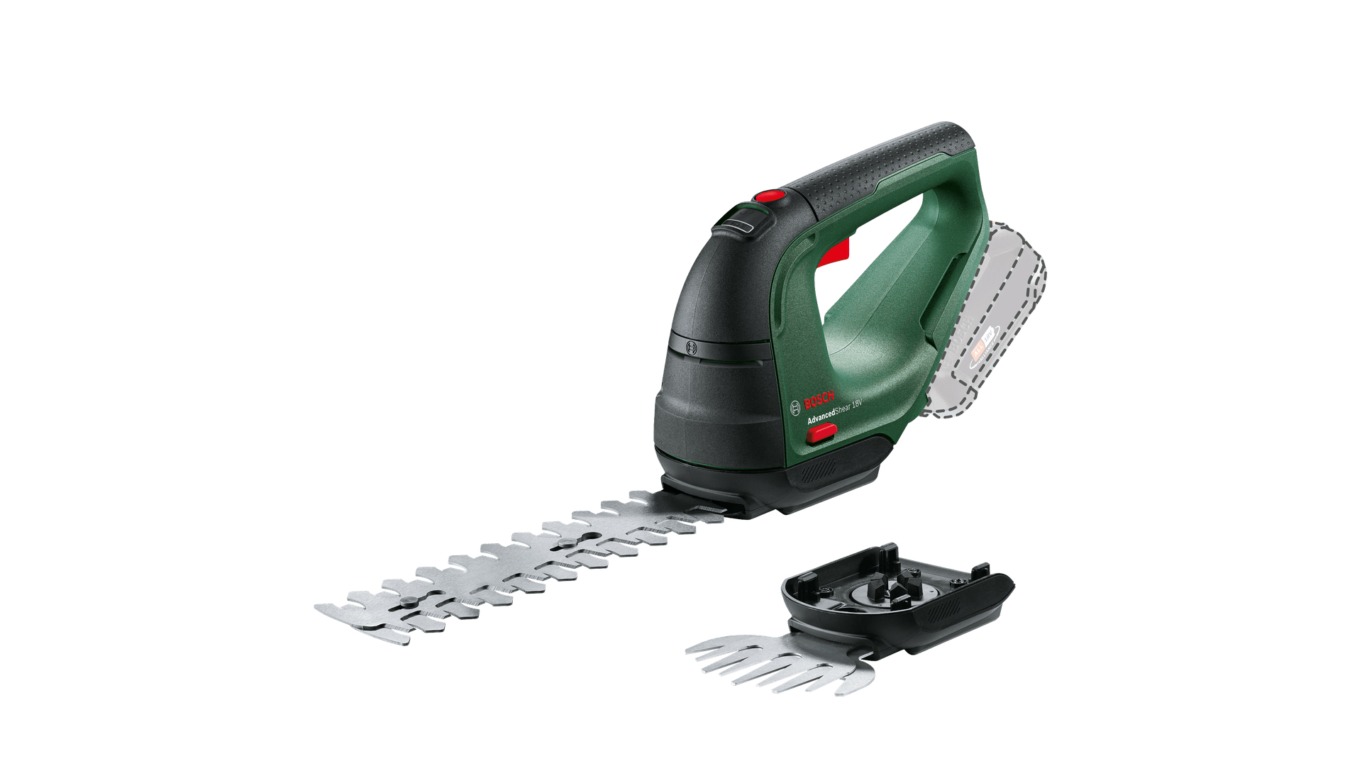 BOSCH Home & Garden AdvancedShear 18V-10 Grasschere 18,0 V, mit Akkus
