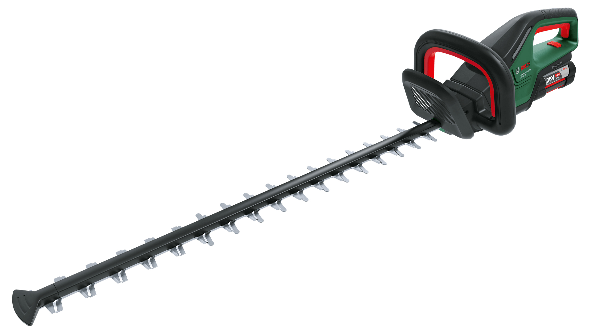 Bosch AdvancedHedgeCut 36V-65-28 - Heckenschere - schnurlos 2 Ah - ohne Batterie, ohne Ladegerät - 3200 spm - 65cm - Schnittleistung: 28 mm - Zahnteilung: 30 mm - 3,5 kg (060084A301)