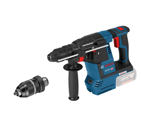 AKTION: BOSCH Professional GBH 18V-26 F Akku-Bohrhammer-Set 18,0 V, mit 2 Akkus mit Prämie nach Registrierung