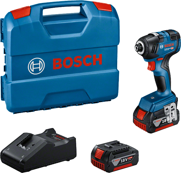 AKTION: BOSCH Professional GDR 18V-200 Akku-Drehschlagschrauber-Set 2x 18,0 V, mit 2 Akkus mit Prämie nach Registrierung