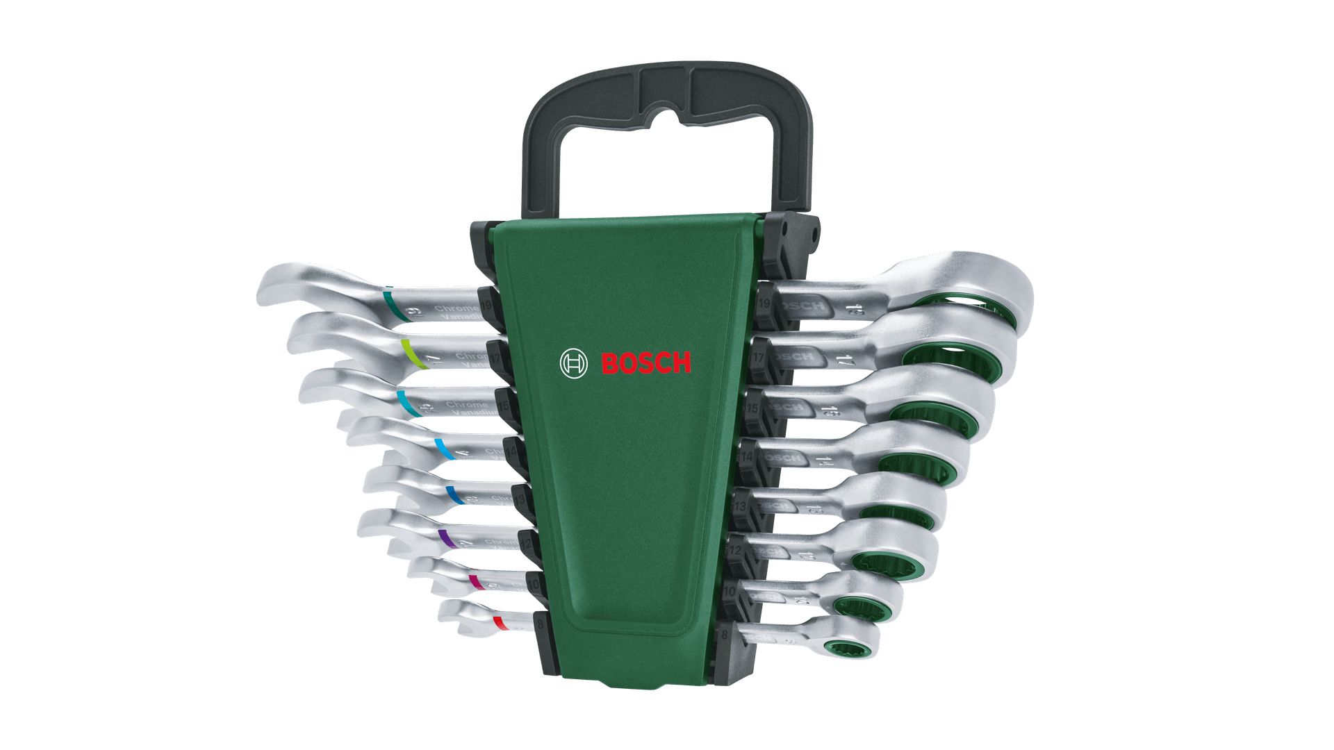 BOSCH Gabel-Ratschenring-Schlüsselssatz, 8-teilig