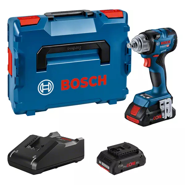 Bosch Professional GDS 18V-330 HC 06019L5002 Akku-Drehschlagschrauber 18 V Li-Ion inkl. 2. Akku, inkl. Ladegerät, inkl. Koffer (06019L5002)