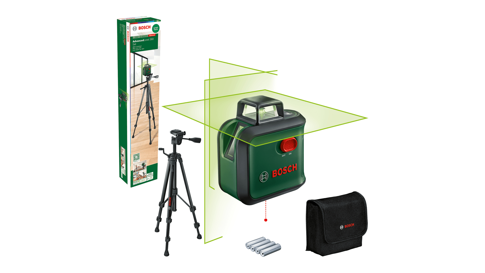 Bosch AdvancedLevel 360 Set Kreuzlinienlaser (0603663B07)