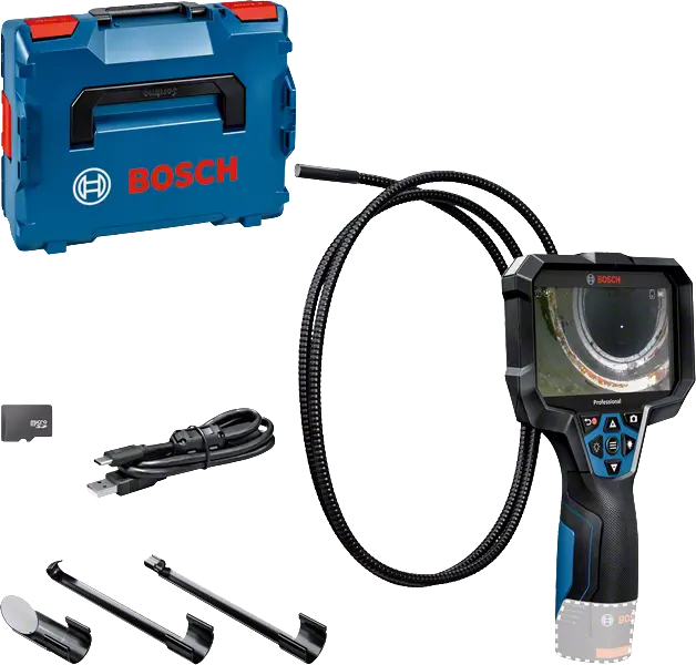 Bosch GIC 12V-5-27 C PROFESSIONAL. Display-Auflösung: 1280 x 720 Pixel, Bildschirmdiagonale: 12,7 cm (5). Video-Auflösung: 1280 x 720 Pixel, Foto Auflösung(en): 1280x720, Blickwinkel (FOV): 75°. Sondendurchmesser: 8,3 mm, Produktfarbe: Schwarz, Blau,