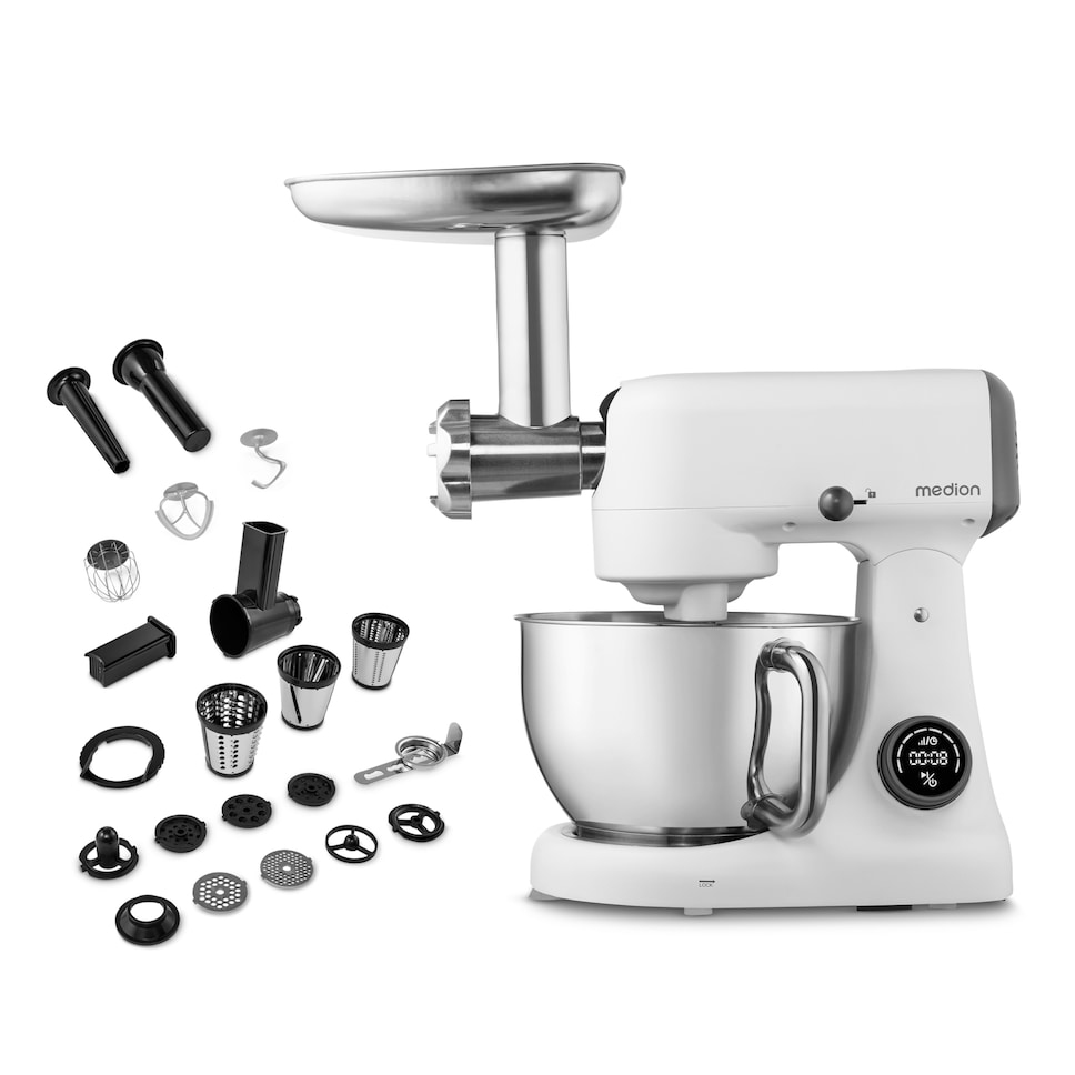 Life (MD12600) Küchenmaschine weiß