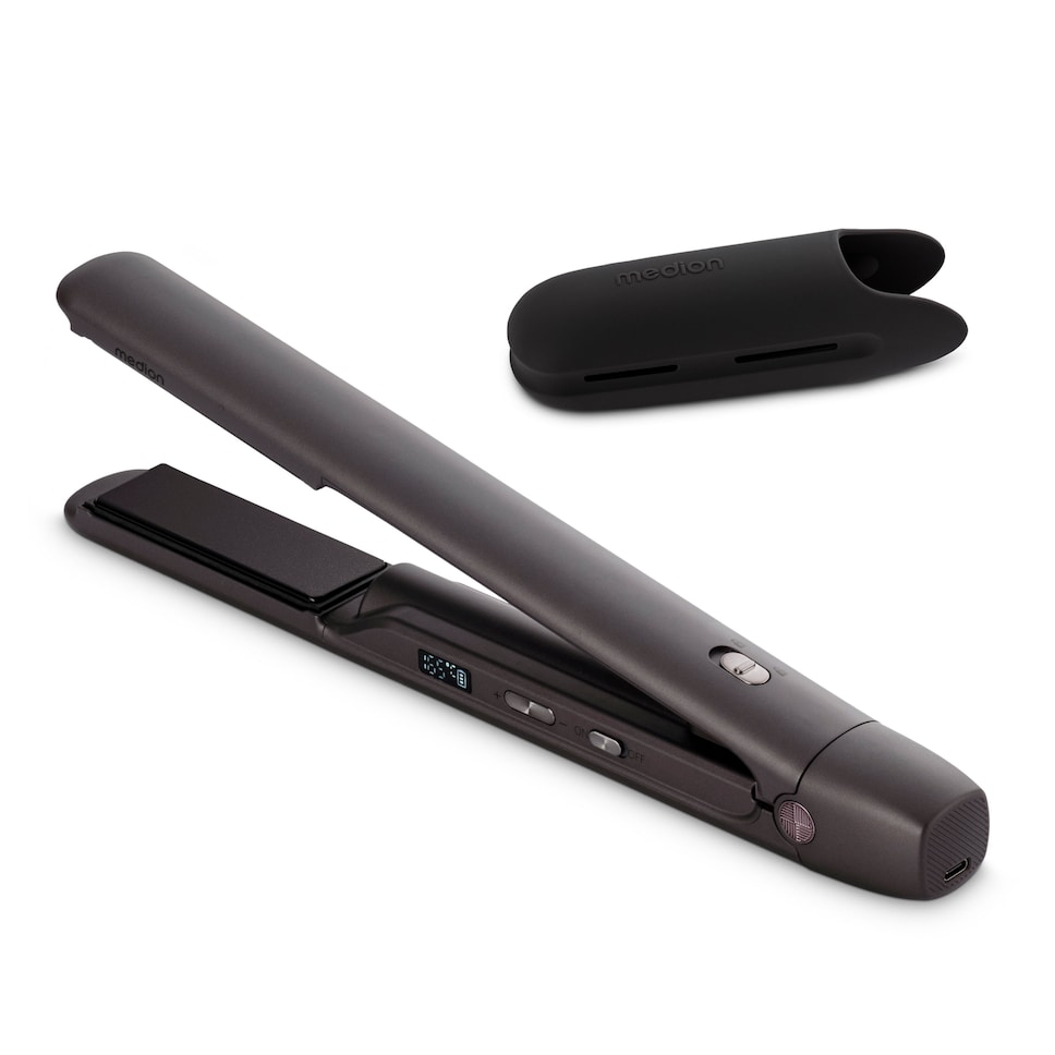 Life HS2 kabellos (MD19865) Glätteisen grau