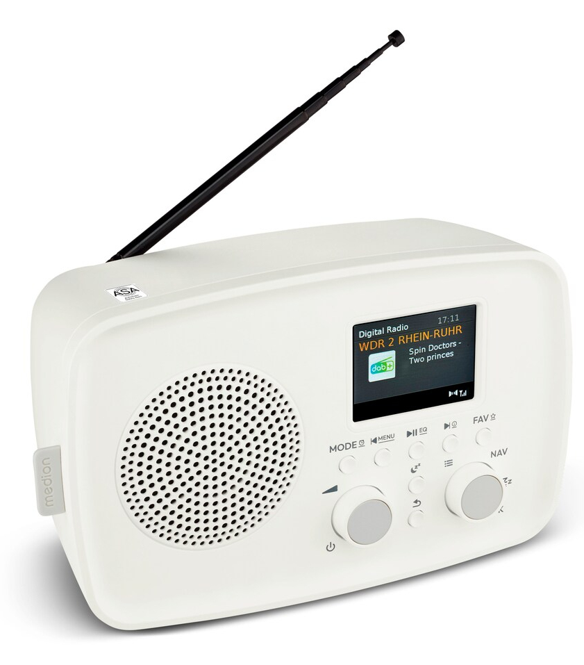 Medion LIFE DAB+ Radio DRE-1 weiß (50079348)
