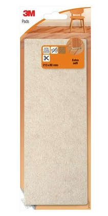Scotch Filzpad, extra weich, 80 x 215 mm, beige