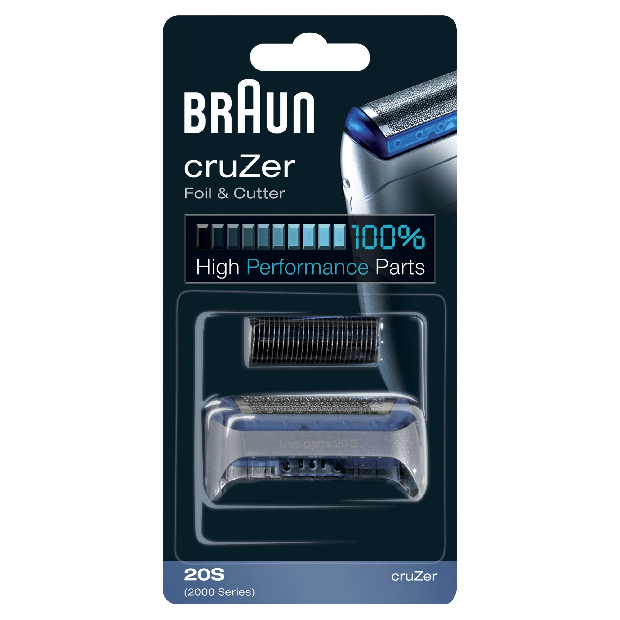Braun Brau Ersatzscherkopf Kombipack 20S sr (072676)