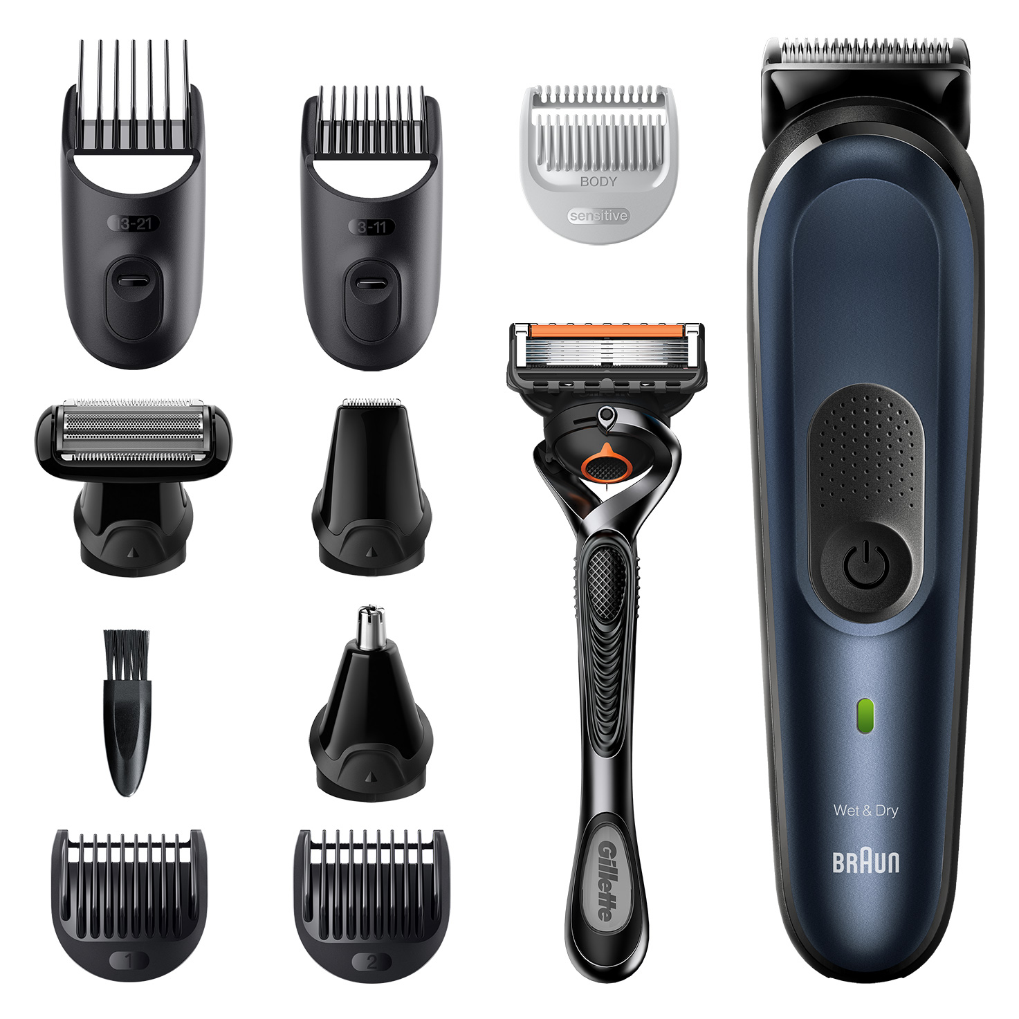 MGK 7330 MultiGroomingKit Bartschneider & Body Groom schwarz/blau