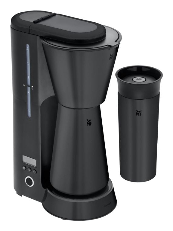 KÜCHENminis Aroma Thermo to go Kaffeeautomat mit Thermokanne deep black