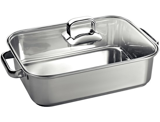 HEZ390011 Bräter 6,5 L Kochuntensil edelstahl
