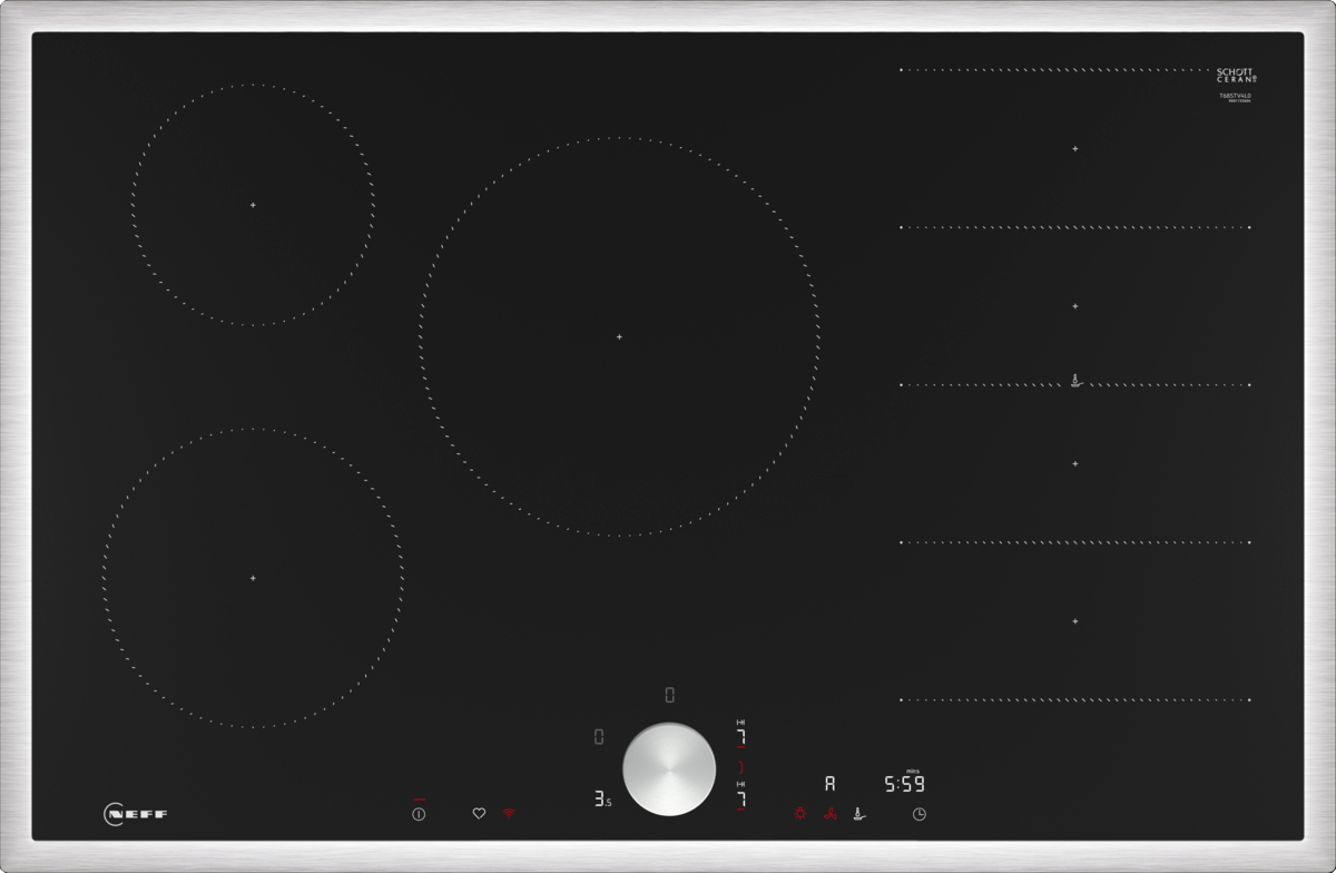 T68STV4L0 Autark-Induktionskochfeld edelstahl