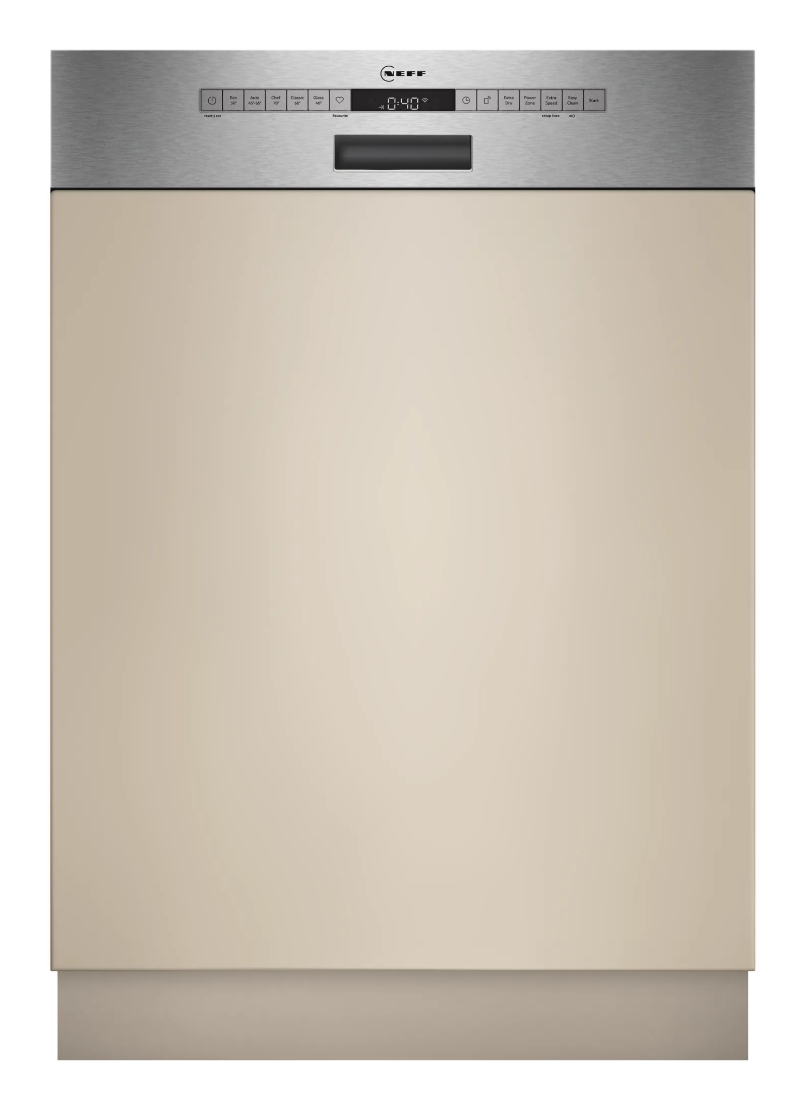 S145EAS16E Teilintegrierter Einbau-Geschirrspüler 60 cm edelstahl