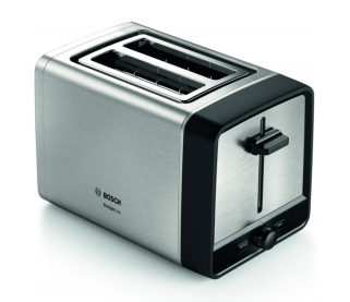 Bosch TAT5P420DE Toaster 2 Scheibe(n) Schwarz - Silber 970 W (TAT5P420DE) (geöffnet)
