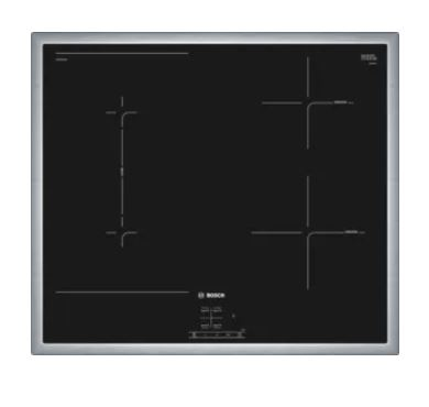 NVS645CB5E Glaskeramik-Induktions-Kochfeld edelstahl