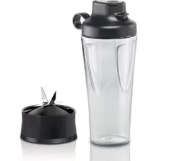MMZBTK1B To Go Flasche Stabmixer-Zubehör transparent schwarz