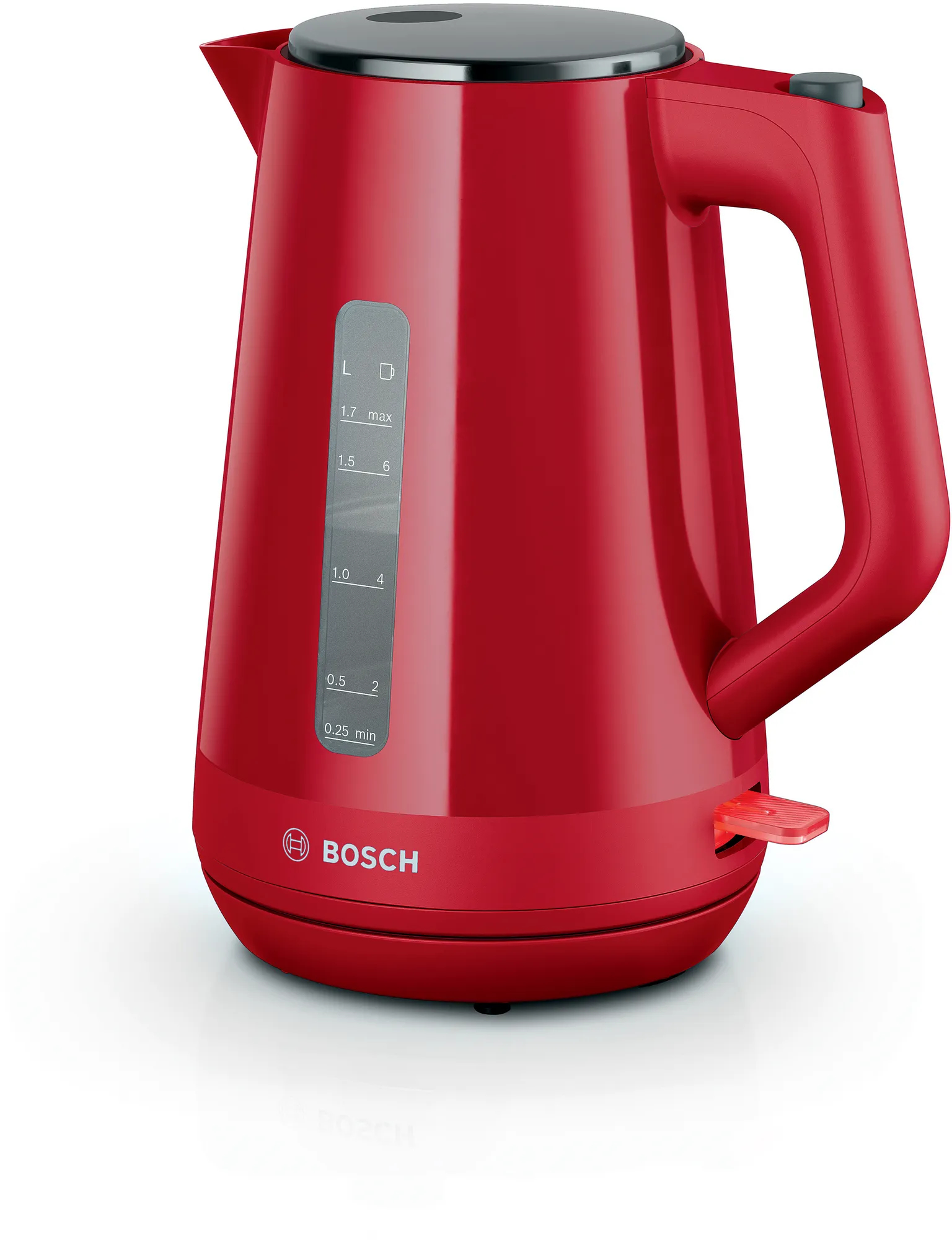 Bosch MyMoment - 1,7 l - 2400 W - Rot - Kunststoff - Wasserstandsanzeige - Überhitzungsschutz (TWK1M124)