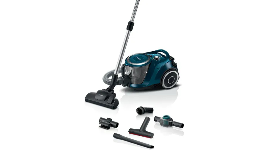 Bosch beutelloser Staubsauger ProFamily GS41 Serie 6 blau ohne Beutel (BGC41XFMLY)