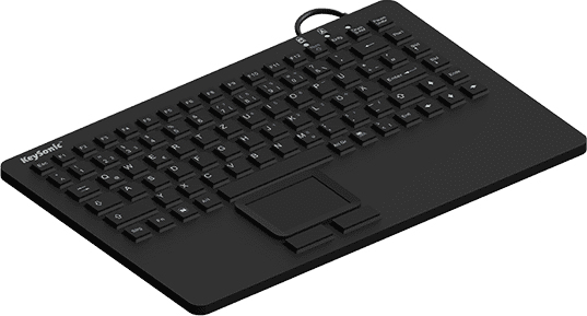KeySonic KSK-5230IN​ kabelgebundene Tastatur mit Touchpad - QWERTY UK - schwarz
