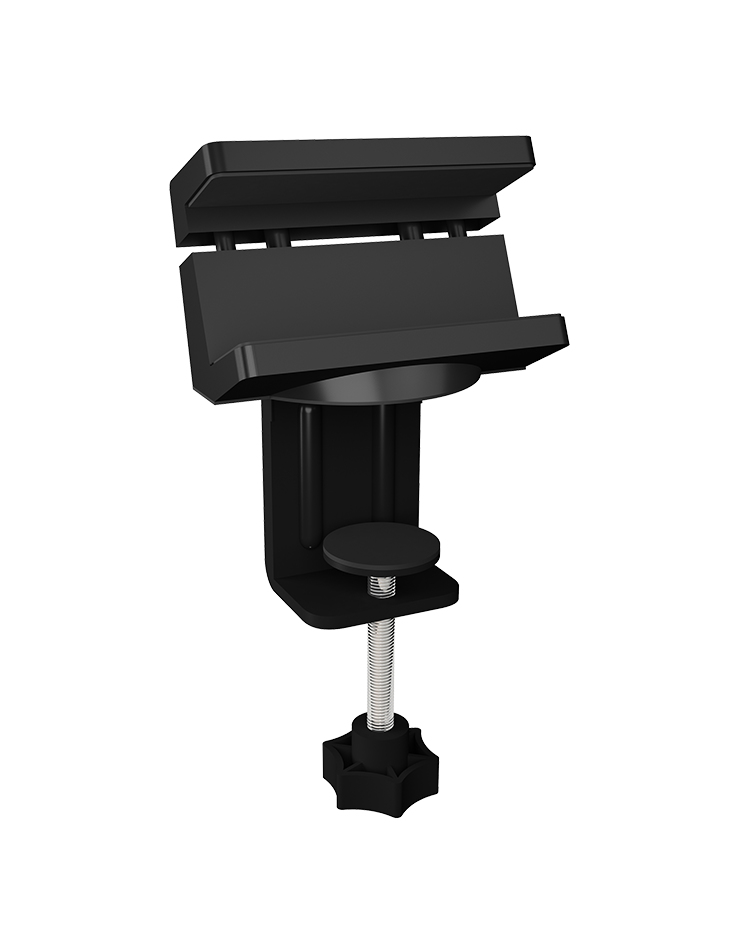 ICY BOX IB-MSA106-HH Passive Halterung USB-Hub Schwarz (IB-MSA106-HH)