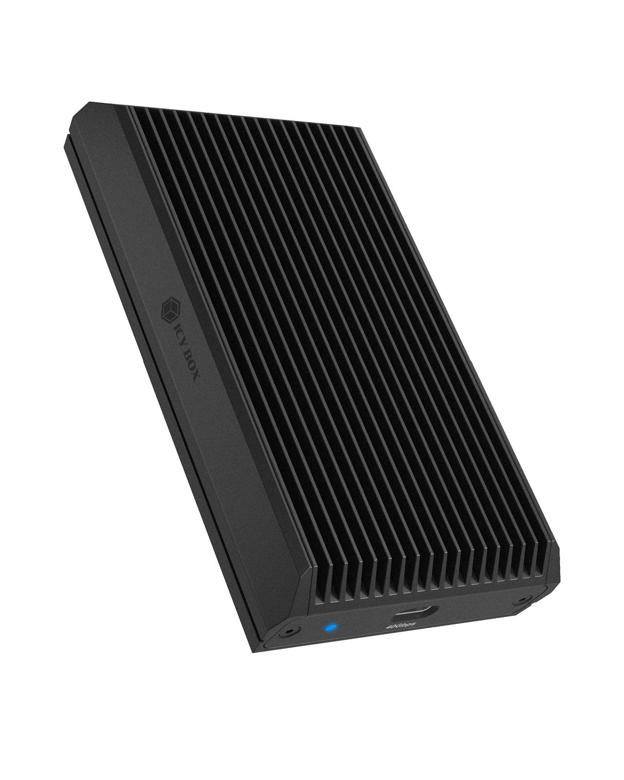 ICY BOX Geh. für NVMe M.2 SSD zu Type-C USB 4 - Gehäuse (61186) (B-Ware)