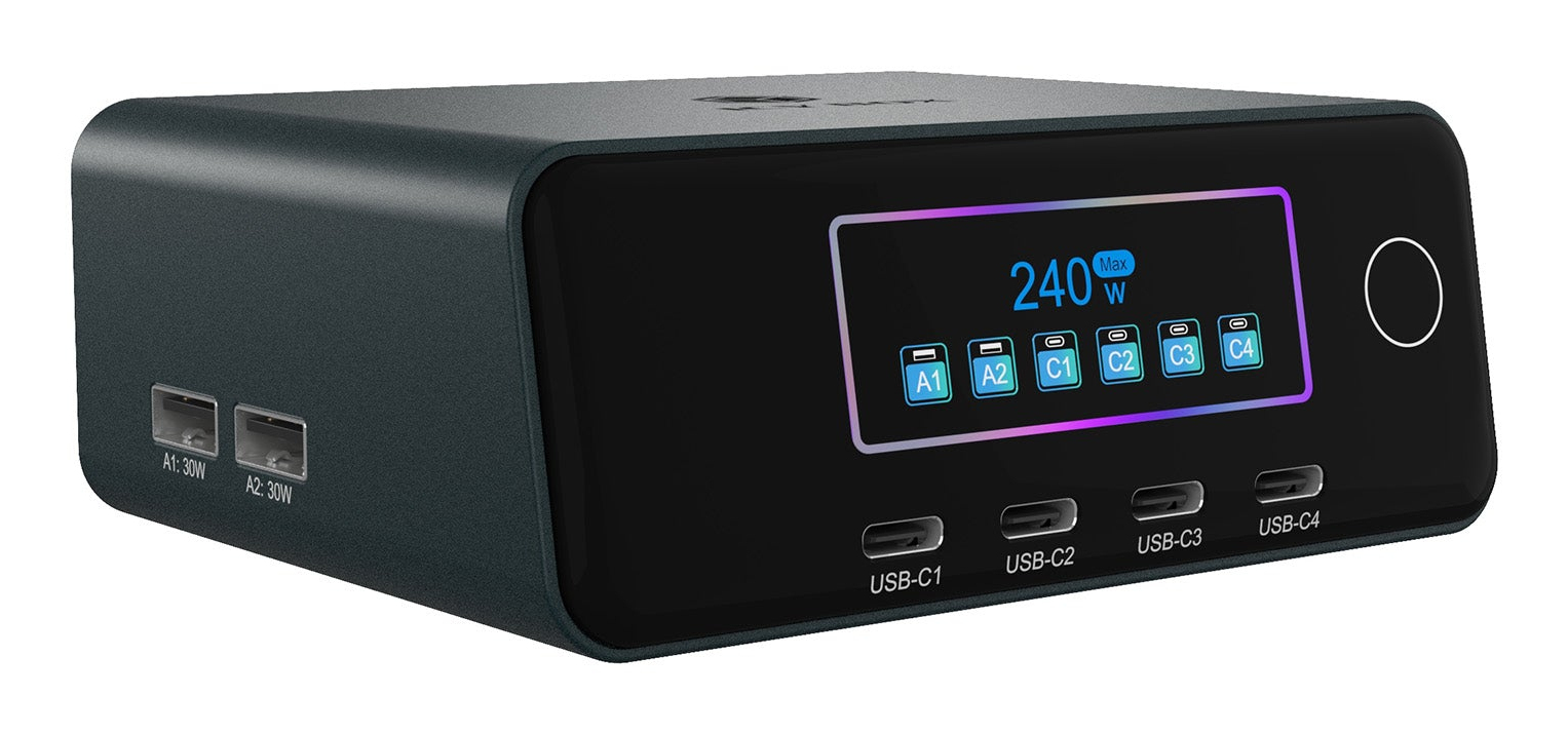 Ladestation 240 W mit LCD-Display (IB-PS2401)