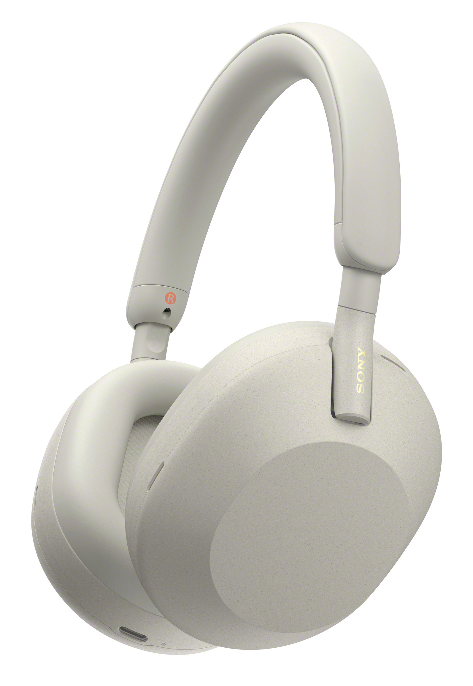 Sony WH-1000XM5 - Kopfhörer mit Mikrofon - ohrumschließend - Bluetooth - kabellos, kabelgebunden - aktive Rauschunterdrückung - 3,5 mm Stecker - Silber (WH1000XM5S.CE7)
