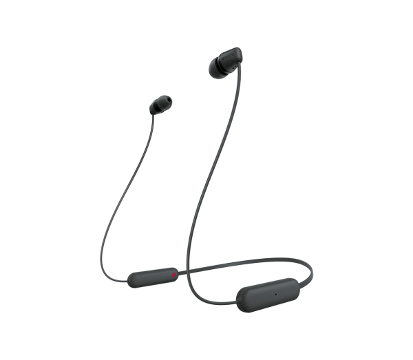 Sony WI-C100 - Ohrhörer mit Mikrofon - im Ohr - Nackenbügel - Bluetooth - kabellos - Schwarz