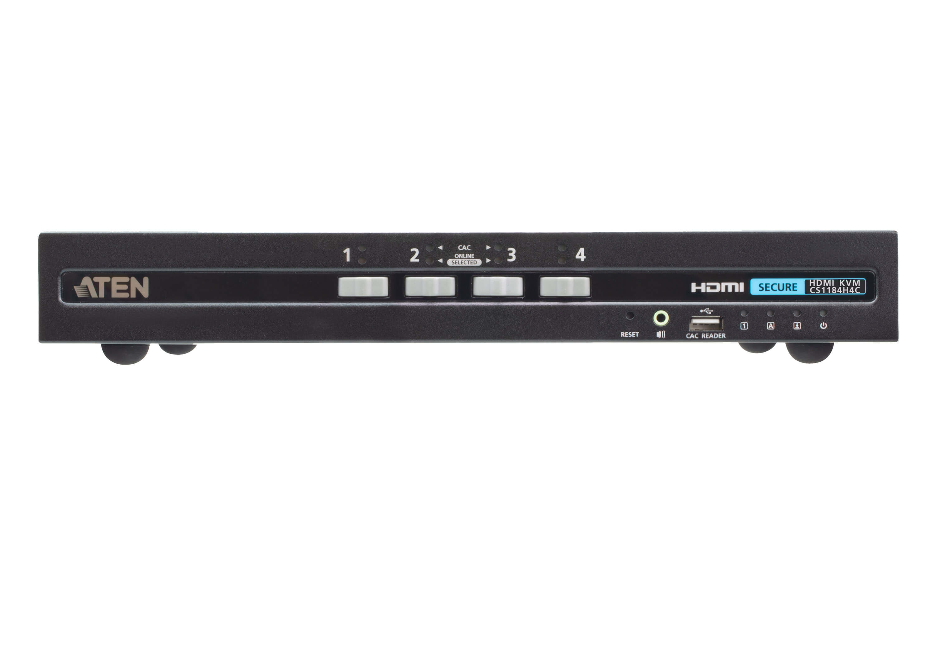 ATEN 4-Port USB HDMI Secure KVM-Switch mit CAC (PSD PP v4.0-konform) (CS1184H4C)