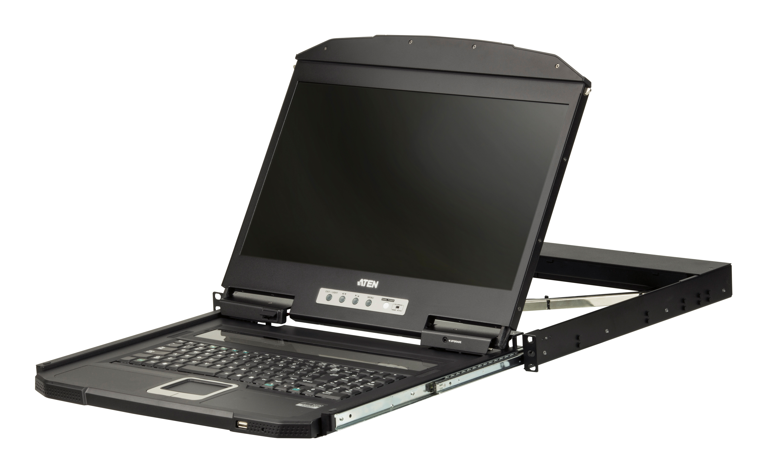 ATEN CL3100NX UK Kurze Tiefe Single Rail 18.5-LCD Konsole USB VGA (CL3100NX-UK)