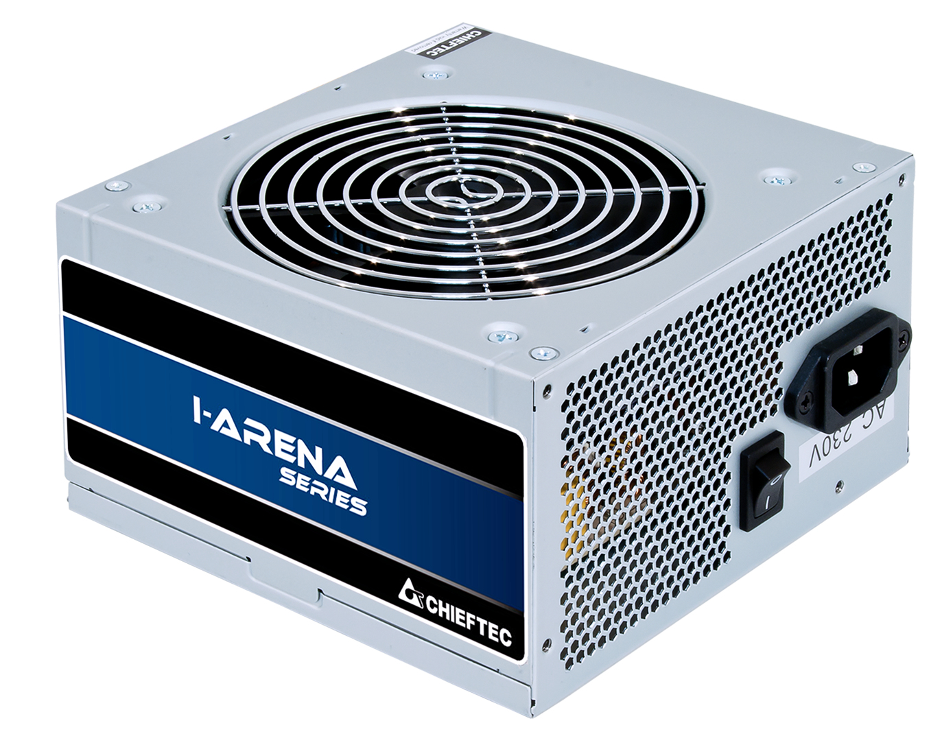 Chieftec iARENA GPB-400S - Netzteil (intern) - ATX12V 2,3 - PS/2 - 80 PLUS Bronze - Wechselstrom 230 V - 400 Watt - aktive PFC - Silber (GPB-400S)