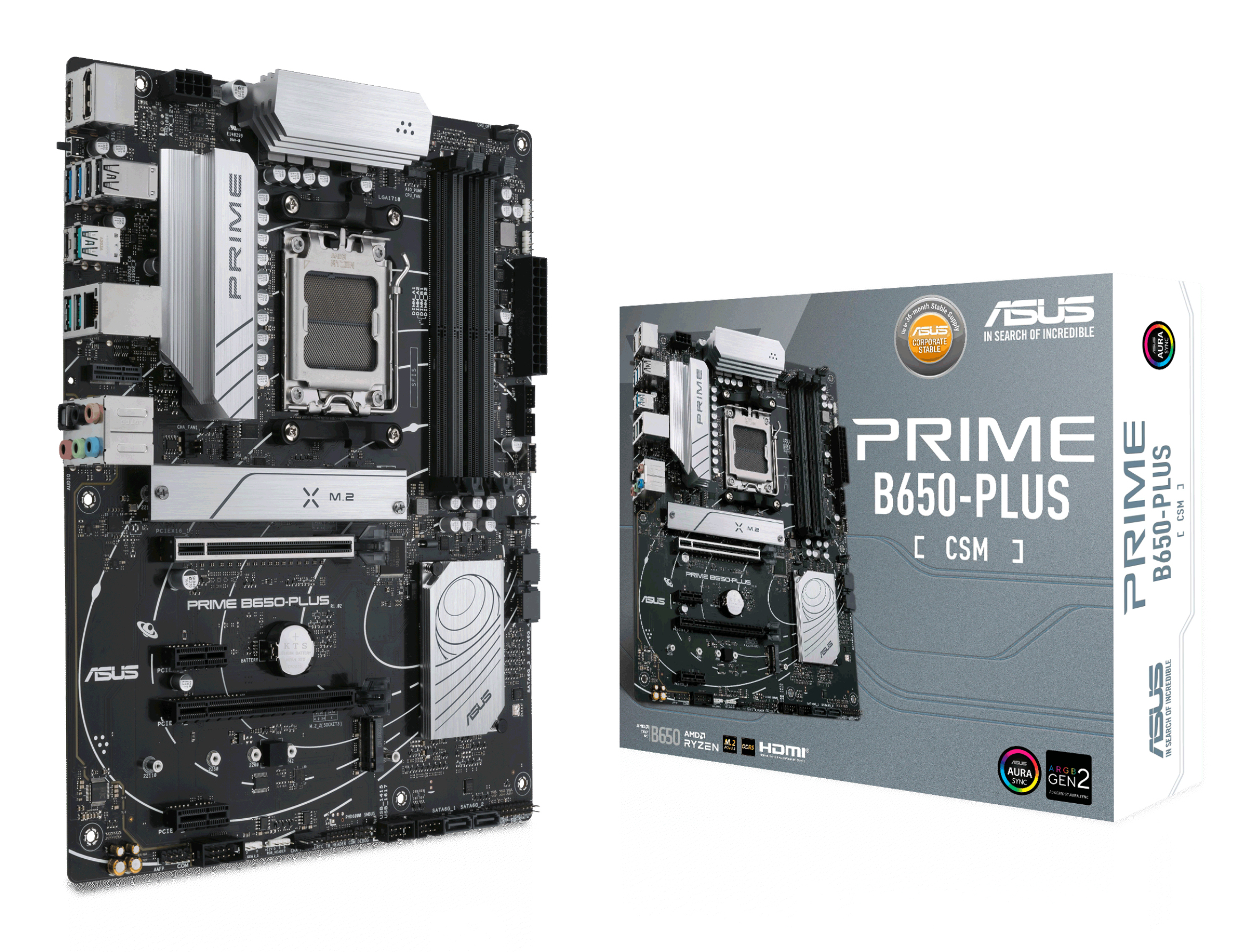ASUS Prime B650-PLUS CSM Mainboard Sockel AMD AM5