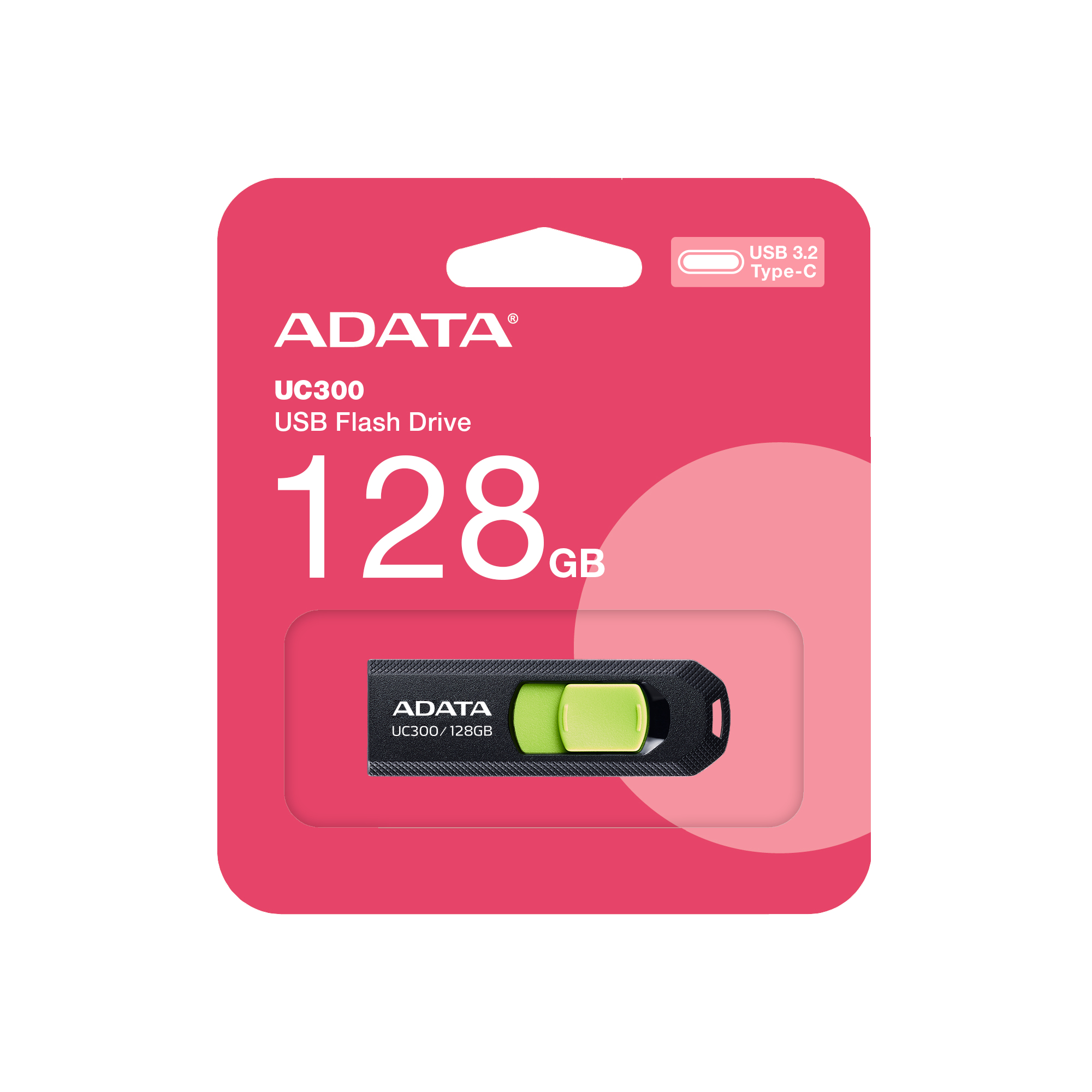 ADATA UC300 - USB-Flash-Laufwerk - 128 GB - USB 3.2 Gen 1 / USB-C