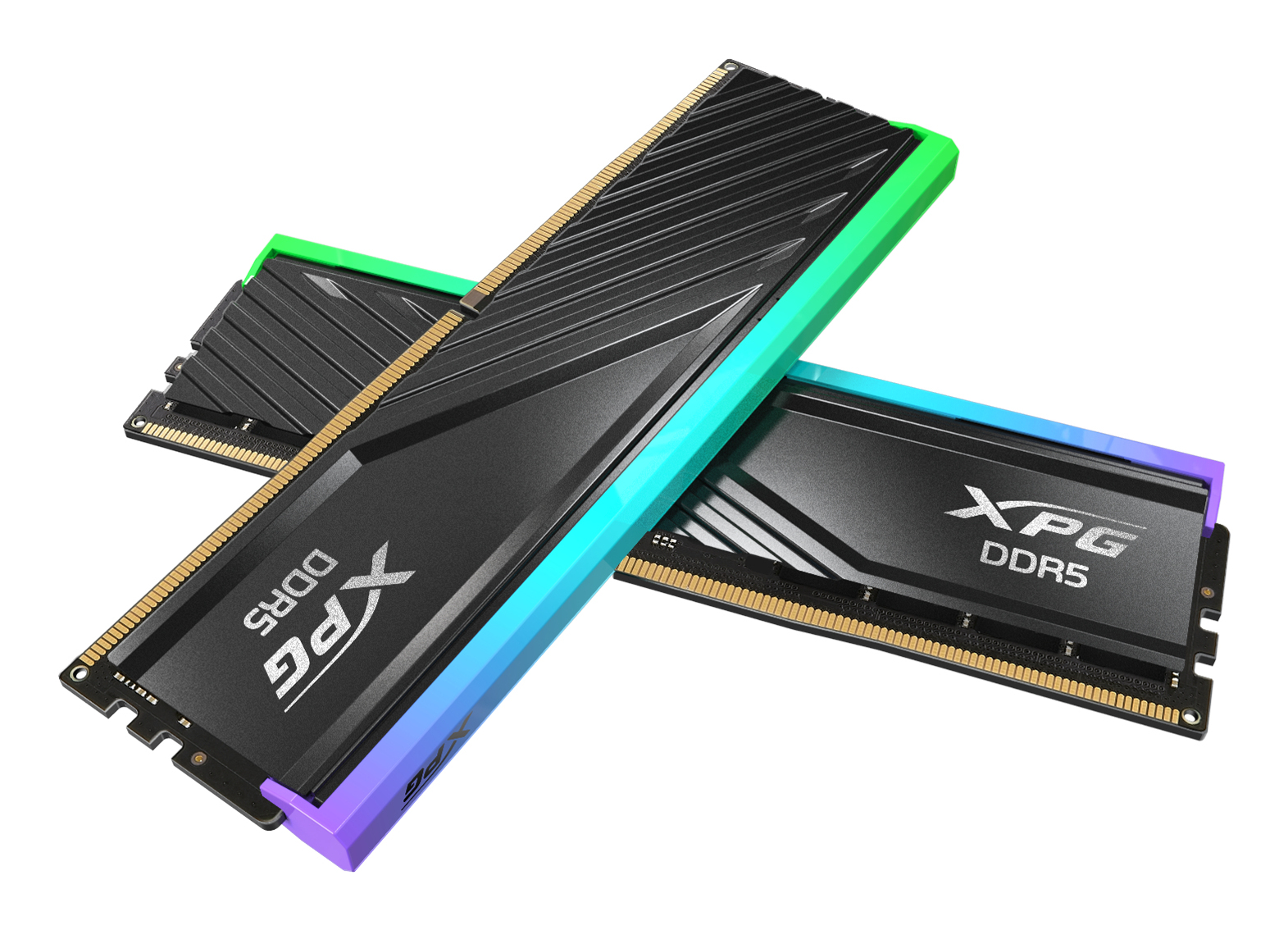 ADATA DIMM 48 GB 6400 (2x 24 GB) Dual-Kit (schwarz, AX5U6400C3224G-DTLABRBK, Lancer Blade RGB, INTEL XMP, AMD EXPO) (AX5U6400C3224G-DTLABRBK)