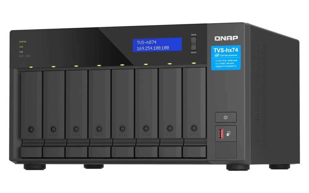 QNAP NAS TVS-h874X-i9-64G 8-Bay